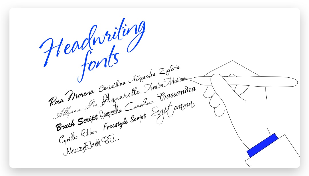 Handwriting (Script) Fonts