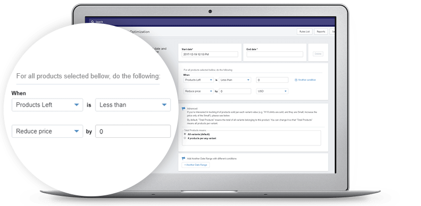 Creating pricing conditions