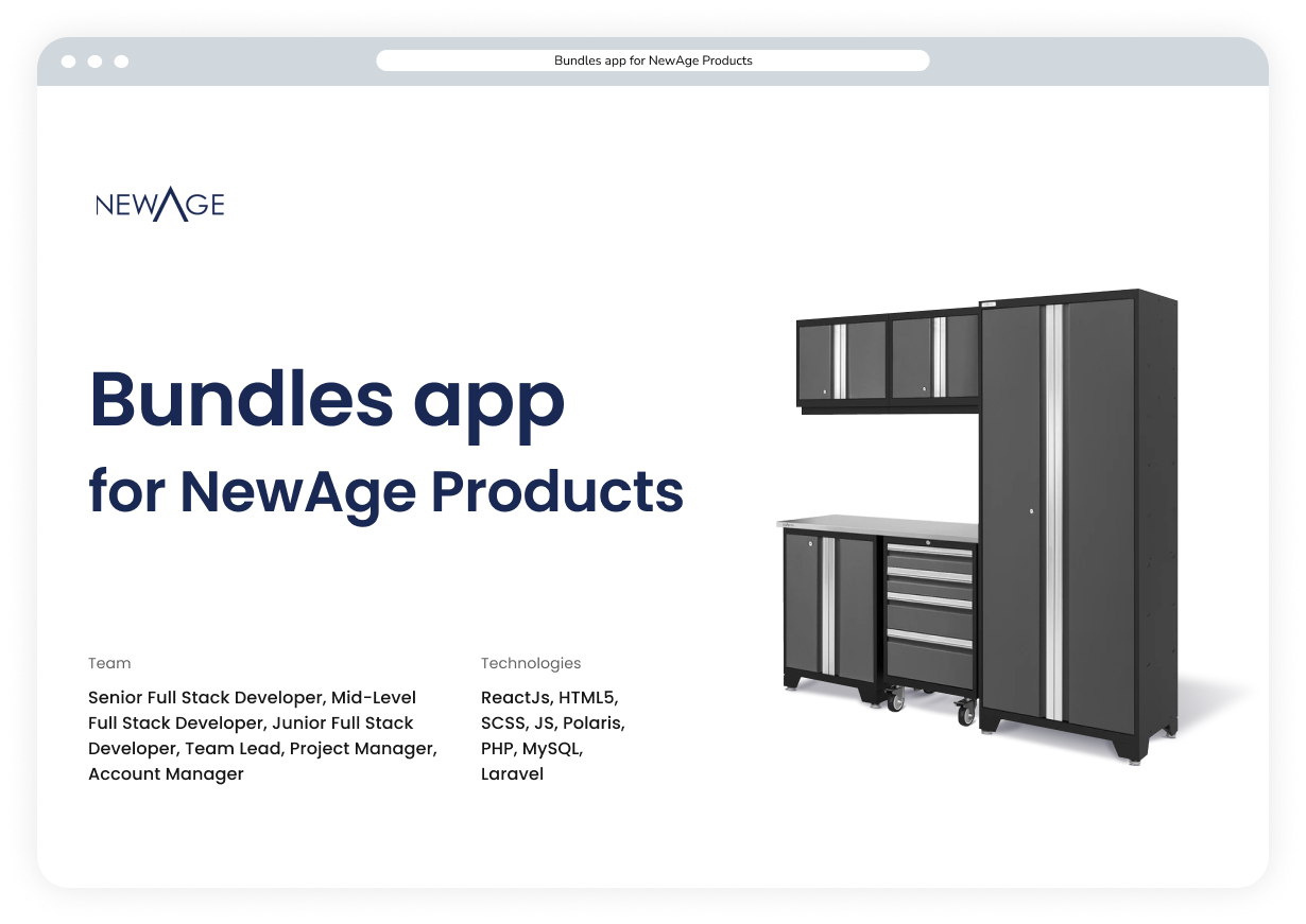 Bundles app for NewAge Products SpurIT