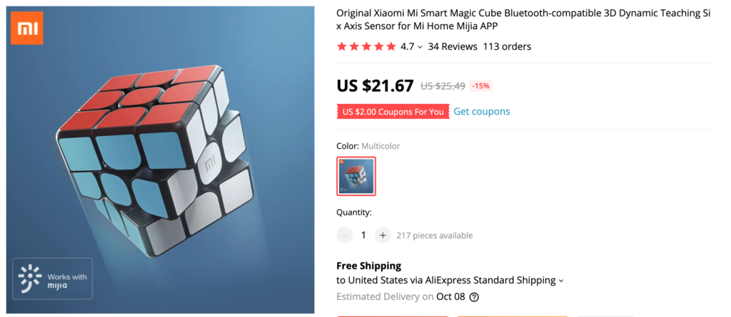 Smart Magic Cube