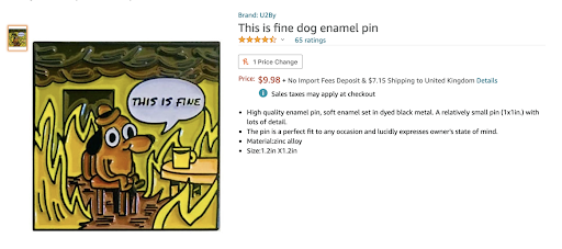 expensive popular enamel pin